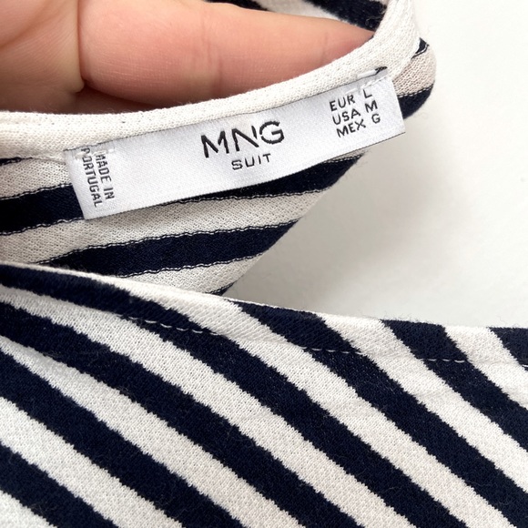 MANGO - striped dress M - Picture 3 of 4